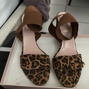 Anna F. Cheetah Print Size 10 heels